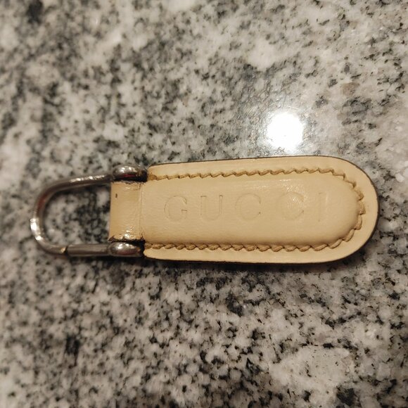 Vintage GUCCI Key Ring, Metal and Leather - Made In Italy - Picture 3 of 15